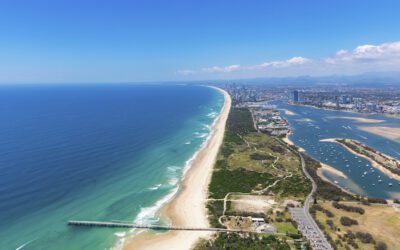 The Spit and Sand Pumping Jetty Gold Coast, Australia